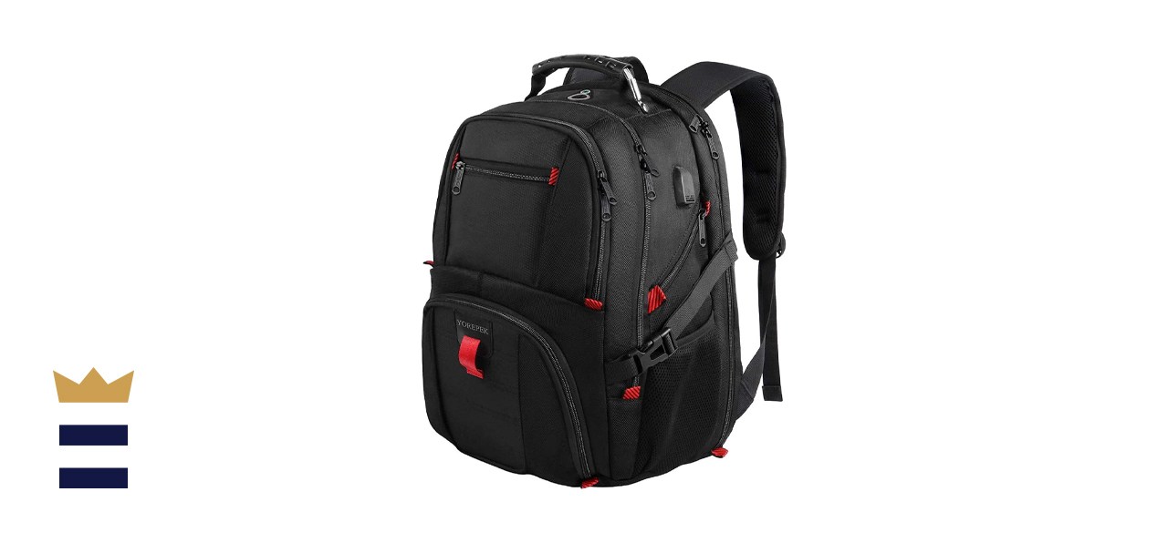 YOREPEK Laptop Backpack with USB Charger Port