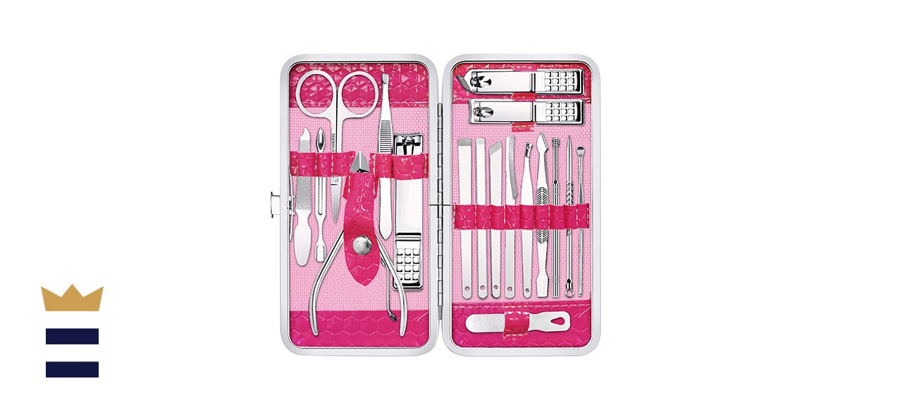 Yougai 18-Piece Stainless Steel Manicure Kit