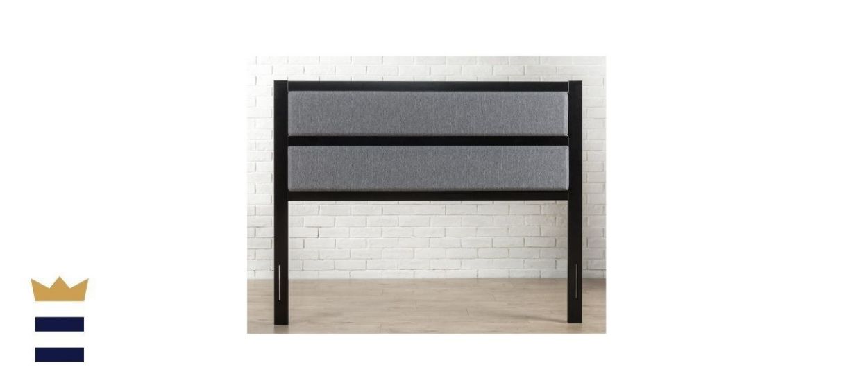 Zinus Jessica Modern Studio Upholstered Metal Headboard