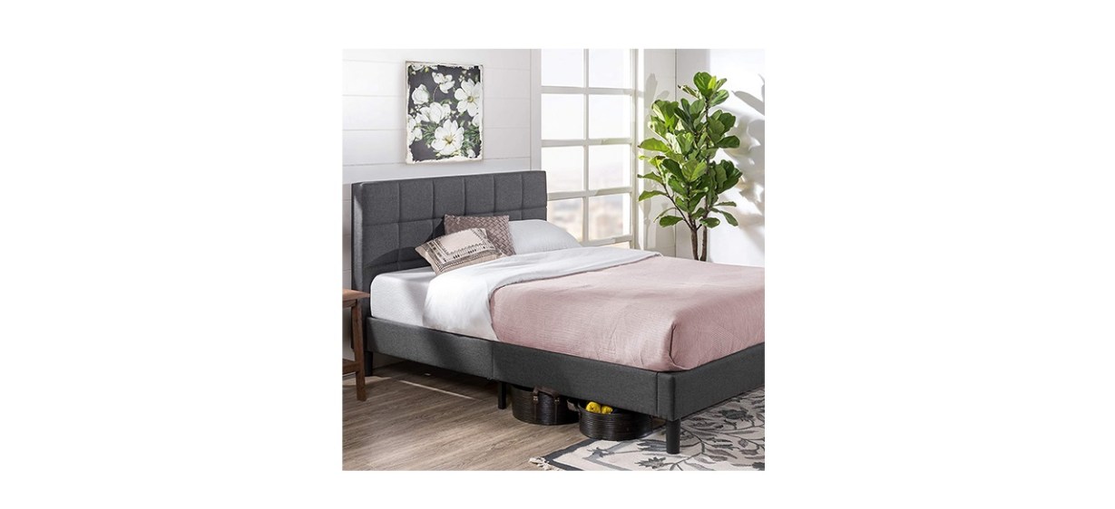 Zinus Lottie Upholstered Platform Bed Frame