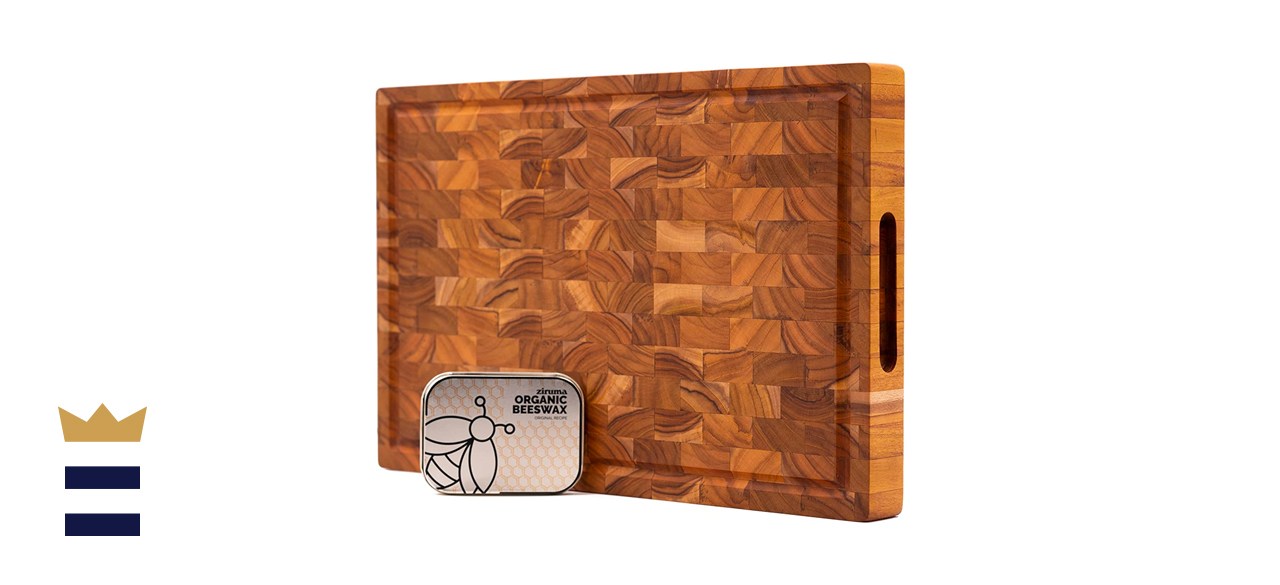 Ziruma End Grain Teak Cutting Board 