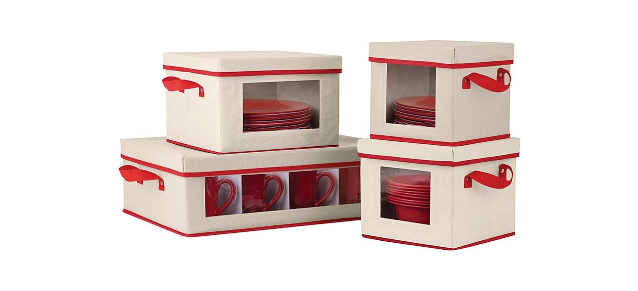 ZOBER Dinnerware Storage Set