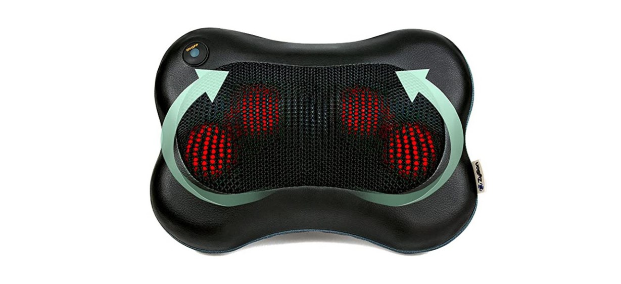 Zyllion Shiatsu Pillow Massager with Heat