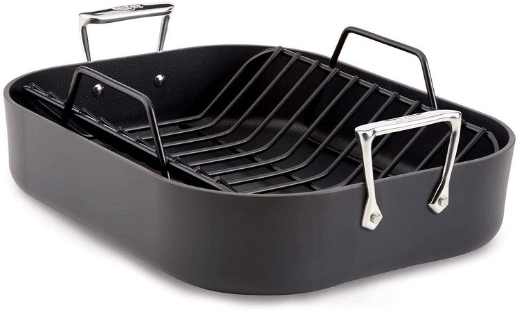 All-Clad Hard Anodized Aluminum Roasting Pan