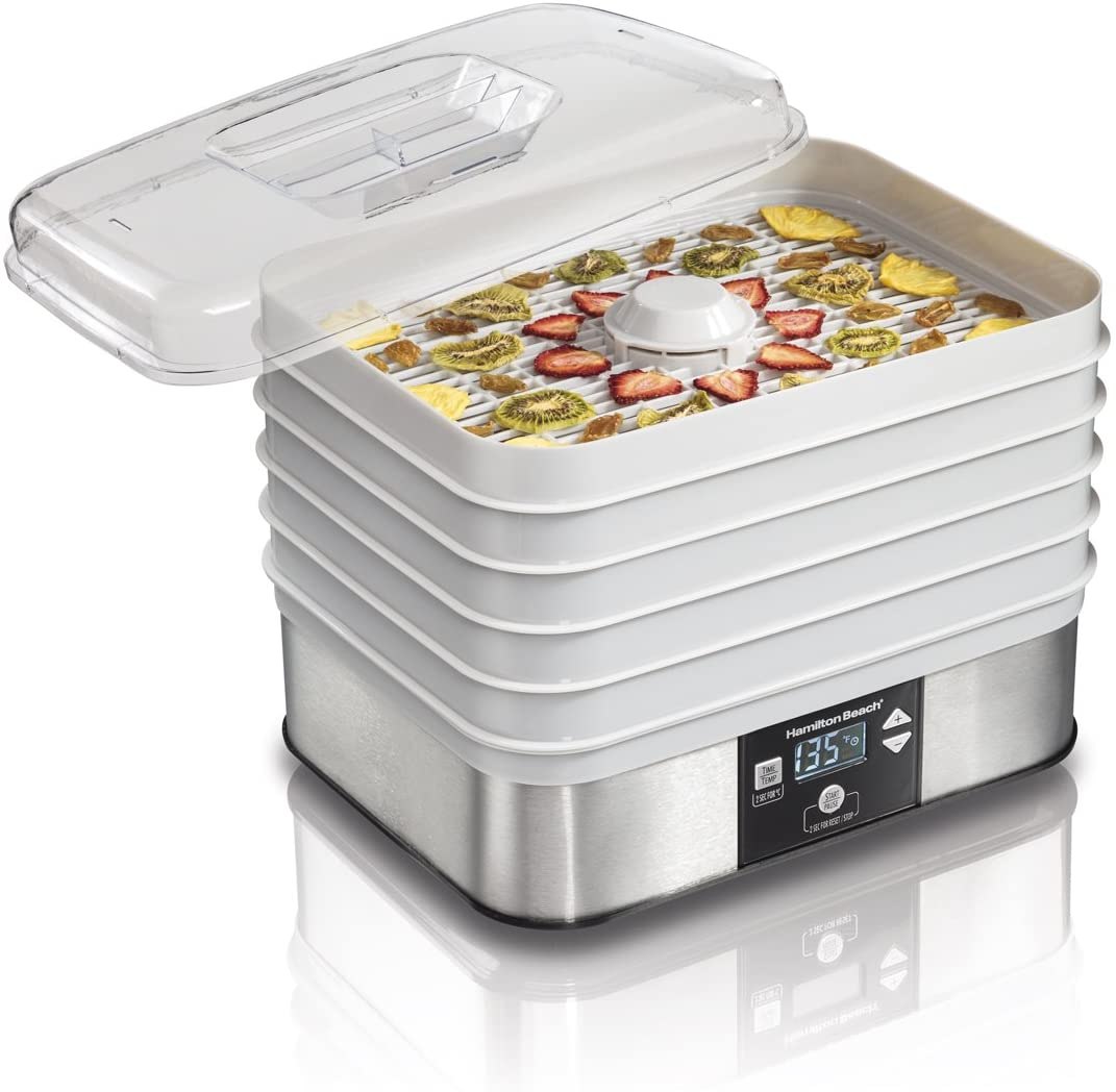 Food Dehydrator, Dehydrator with Large Drying Space, 360° Circulating Hot  Air Efficient Drying, Digital Adjustable Timer and Temperature Control,  Dehydrators for Food and Jerky, Suitable for Fruits, Vegetable, Meats & Dog  Treats