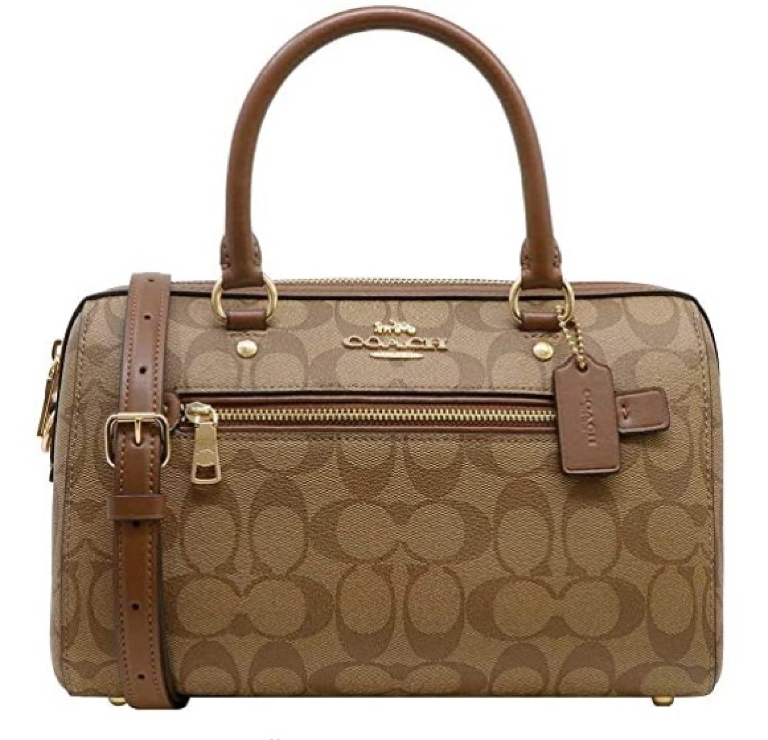 Coach Rowan Satchel in Signature Canvas