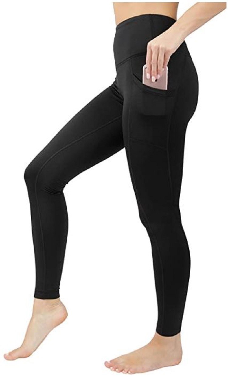 90 Degree By Reflex High-Waist Fleece-Lined Leggings