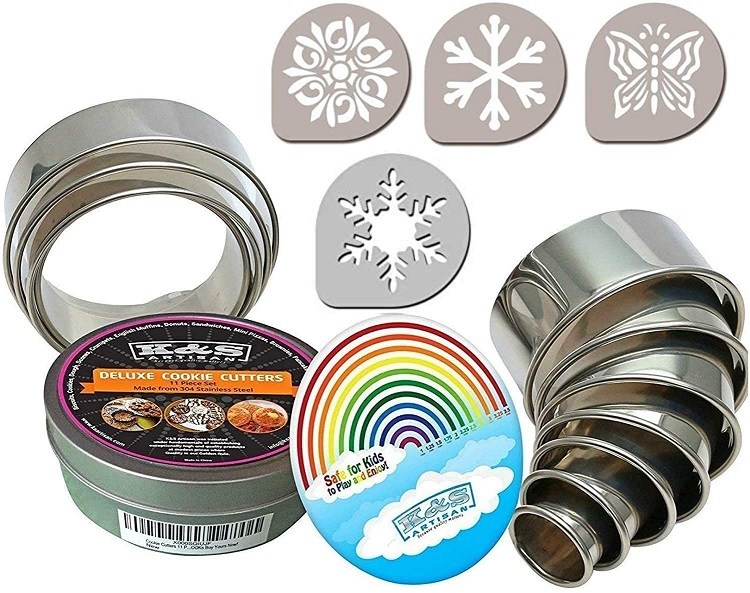 K&amp;S Artisan Heavy Duty Cookie and Biscuit Cutter Set