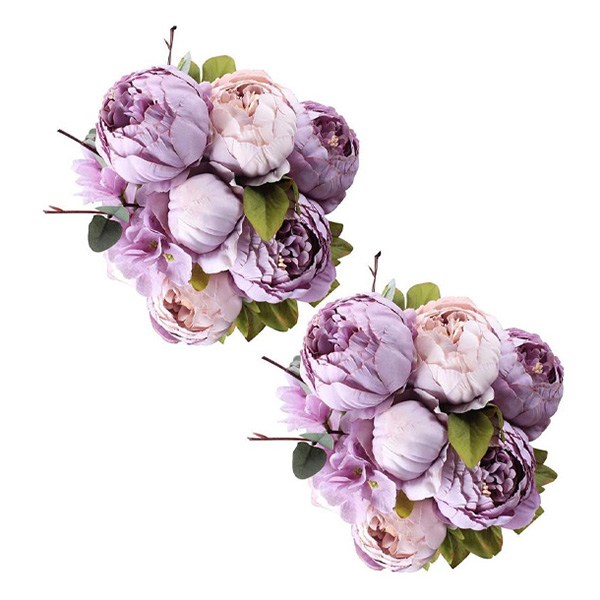 Fule Large Artificial Peony Silk Flower Bouquets