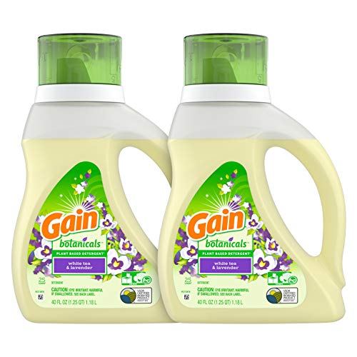 Gain Botanicals White Tea and Lavender Plant-Based Laundry Detergent
