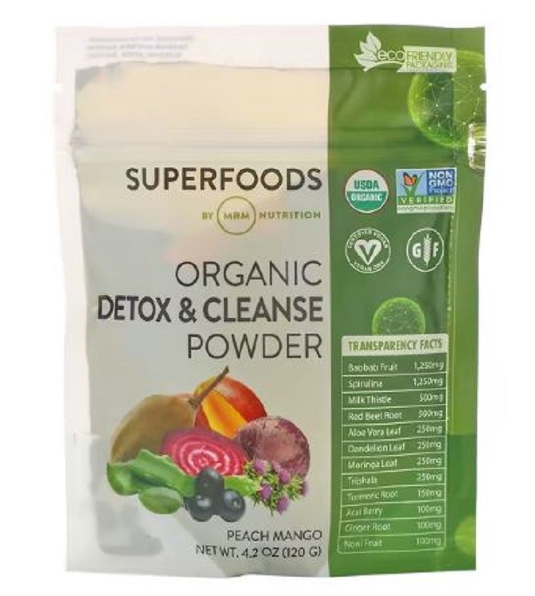 MRM Nutrition Organic Detox and Cleanse Powder