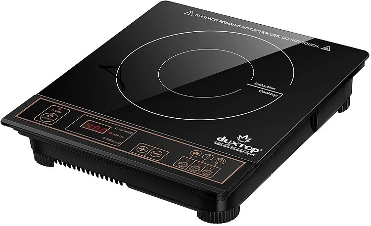 OVENTE Electric Countertop Single Burner, 1000W Cooktop with 6 Stainless  Steel Coil Hot Plate, 5 Level Temperature Control, Indicator Light, Compact