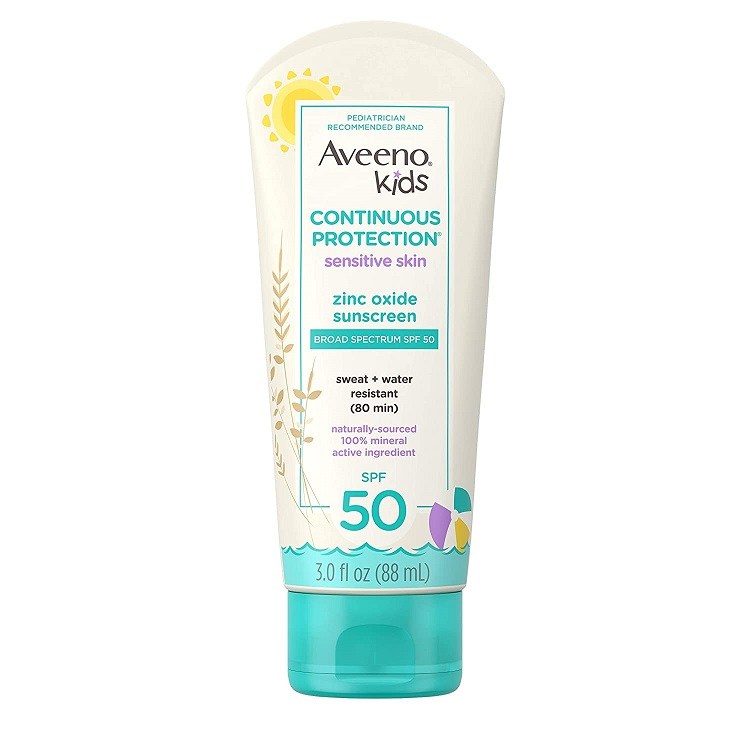 Aveeno Kids Continuous Protection Zinc Oxide Sunscreen