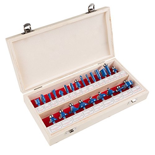 Stalwart Multipurpose Router Bits, 24-Piece Set