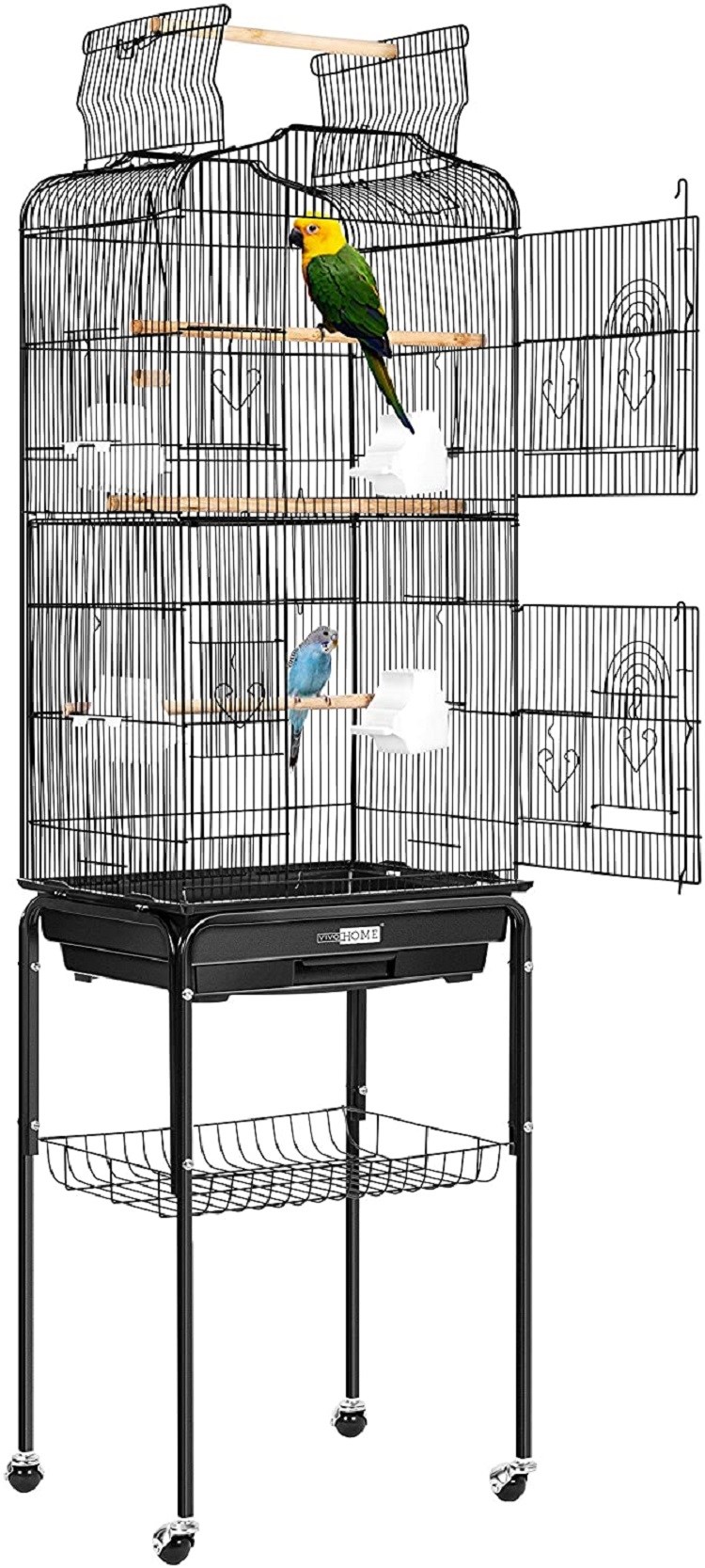 MOMO z HOUSE特別価格VIVOHOME 19 Inch Acrylic Bird Loveb好評販売中 Conures