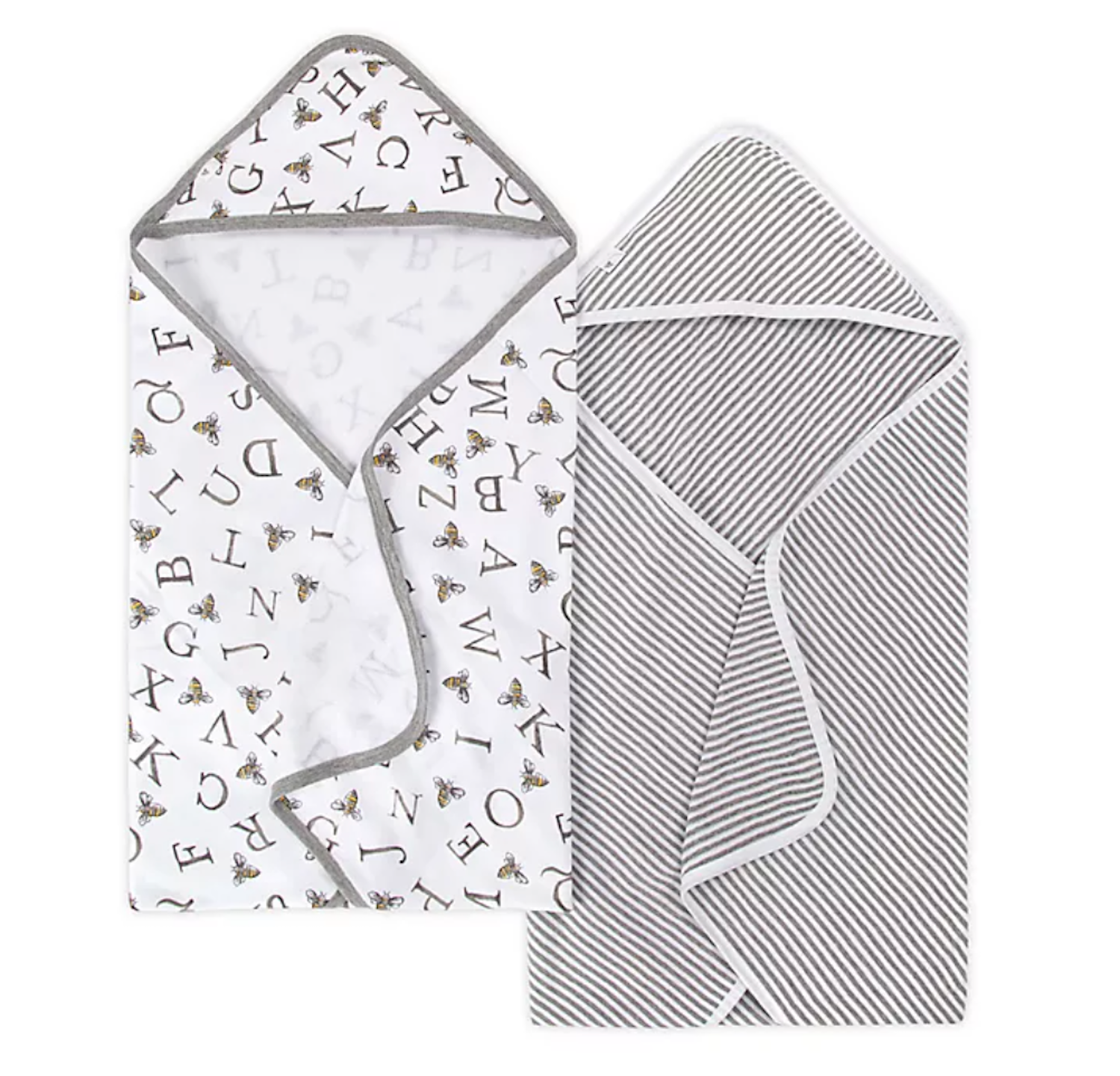 Burt's Bees Baby 2-Pack Organic Cotton Hooded Towels