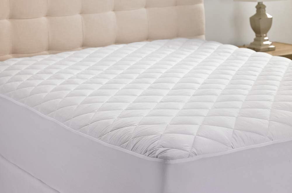 Hanna Kay Hypoallergenic Quilted Stretch-to-Fit Mattress Pad