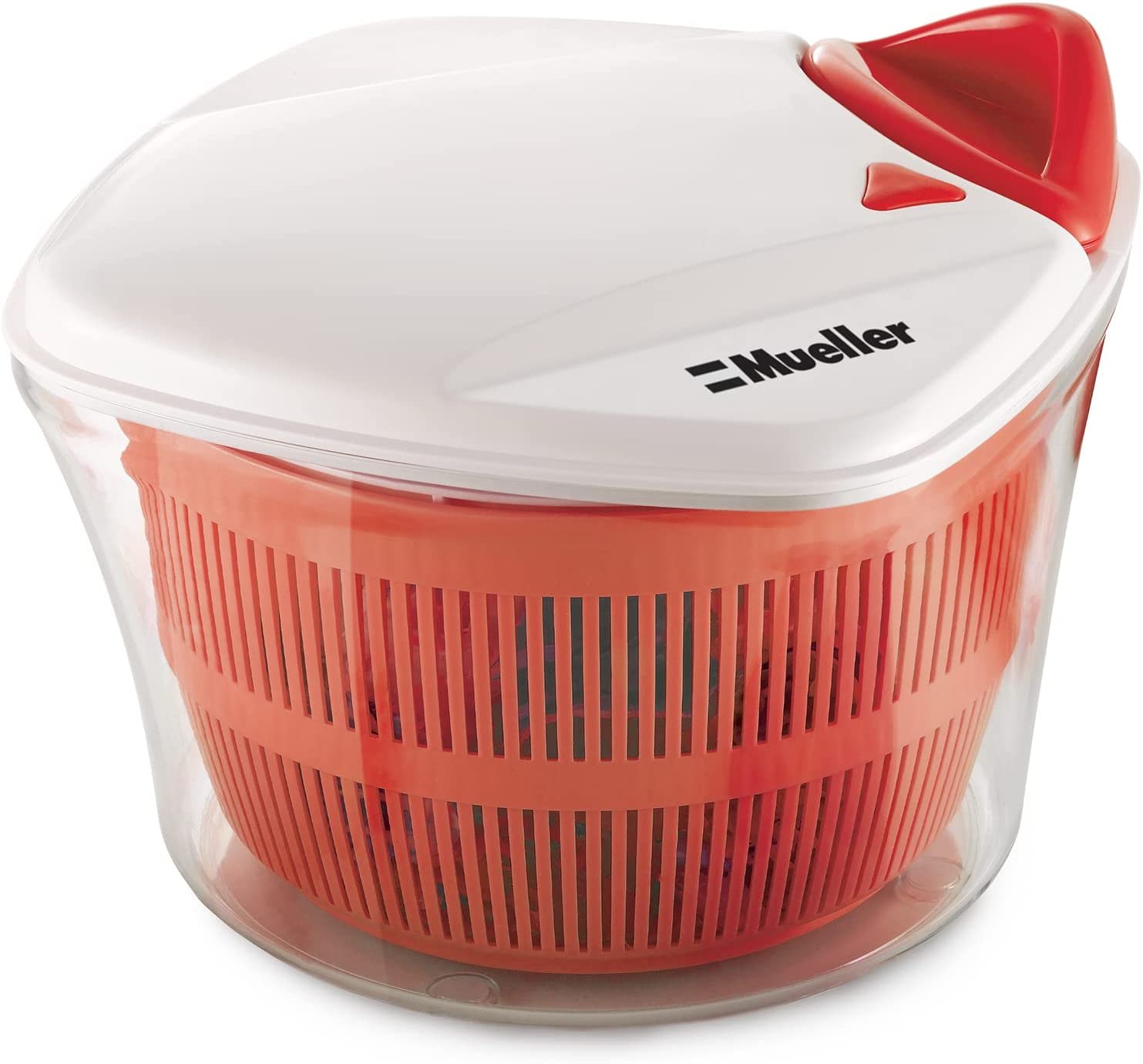Salad Spinner-2.6 Qt, Small Manual Lettuce Spinner with Built-in Draining  System