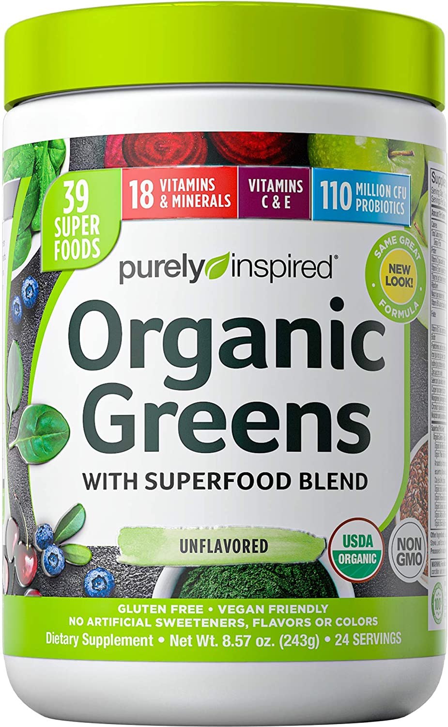 Purely Inspired Organic Greens Superfood Powder