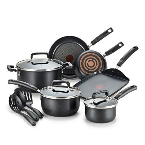 T-fal  Nonstick, Dishwasher and Oven Safe Cookware Set 