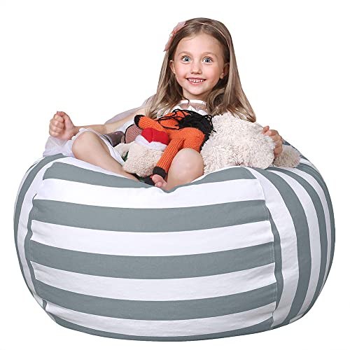 Weakapo Stuffed Animal Storage Bean Bag Chair