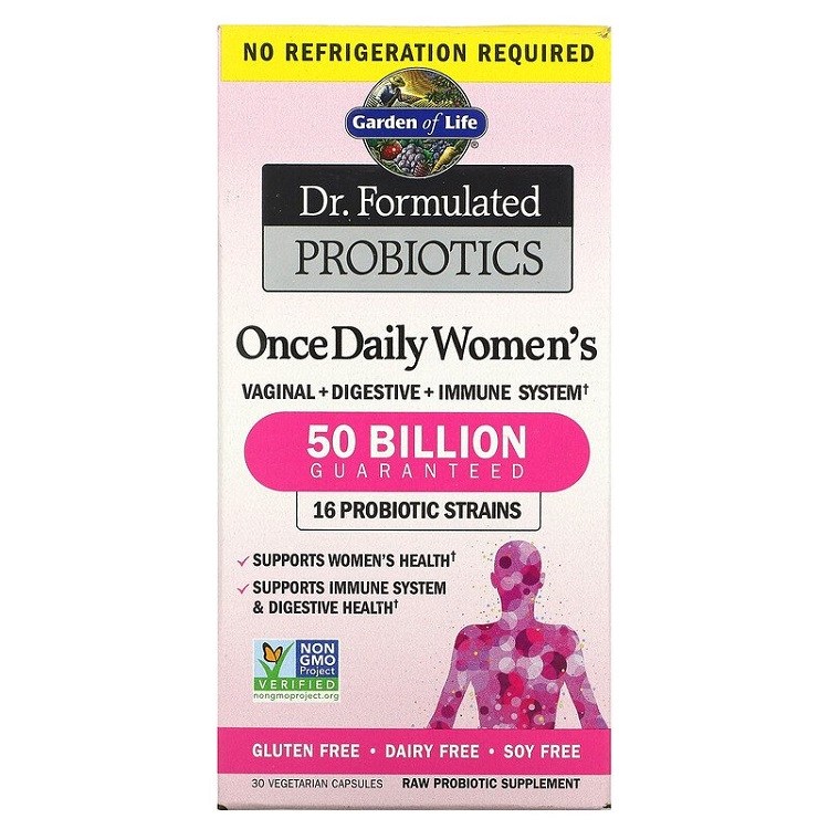 Garden of Life Dr. Formulated Once Daily Women’s Shelf Stable Probiotics