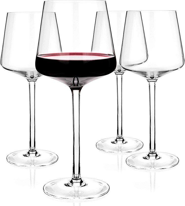 Voglia Nude 16 oz Pinot Noir and Burgundy Wine Glass - Crystal, All