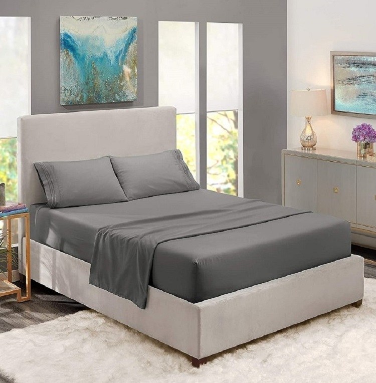 Nestl Bedding Luxury Microfiber Queen Sheet Set
