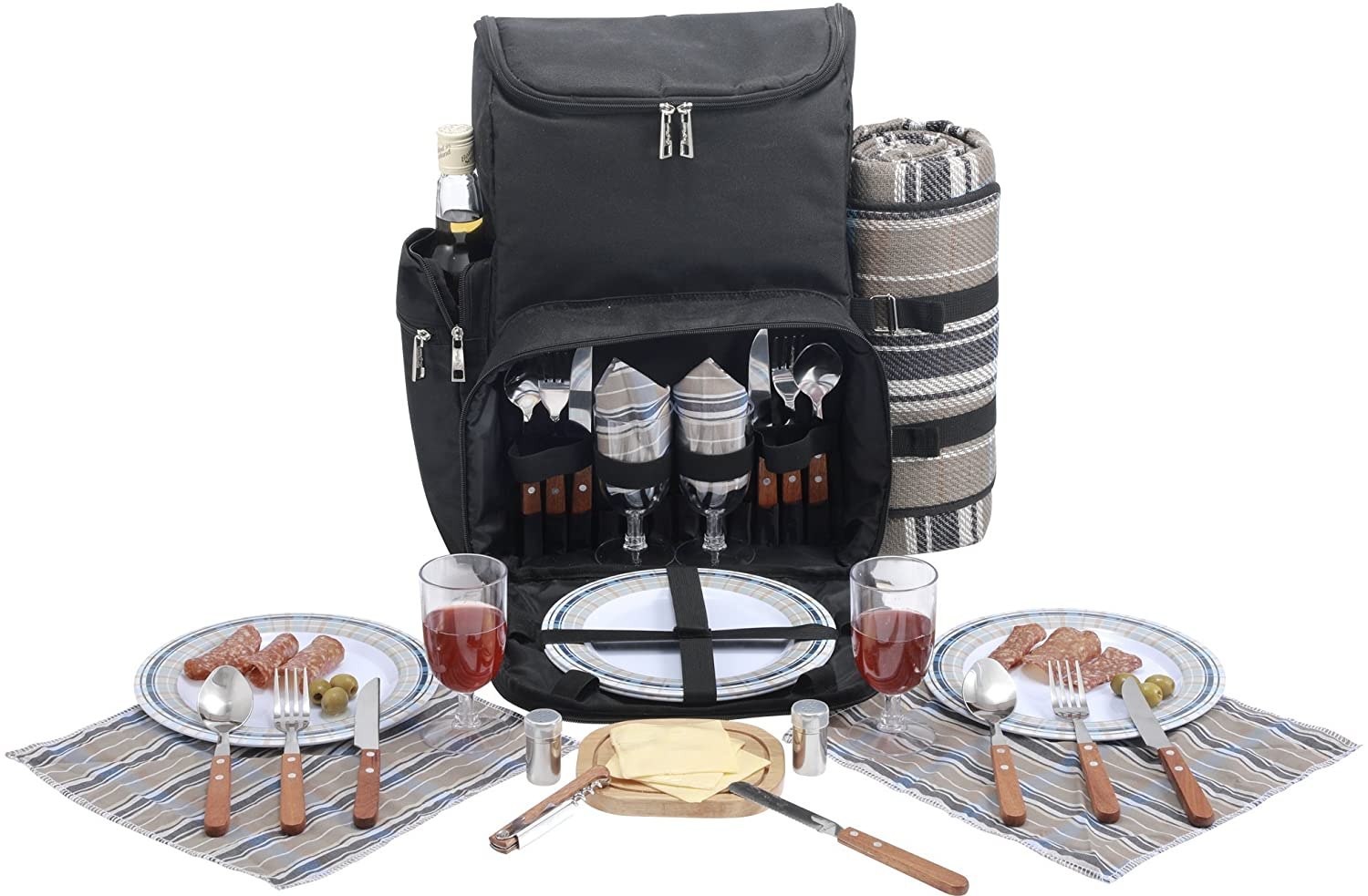 California Picnic All-in-One Portable Picnic Backpack