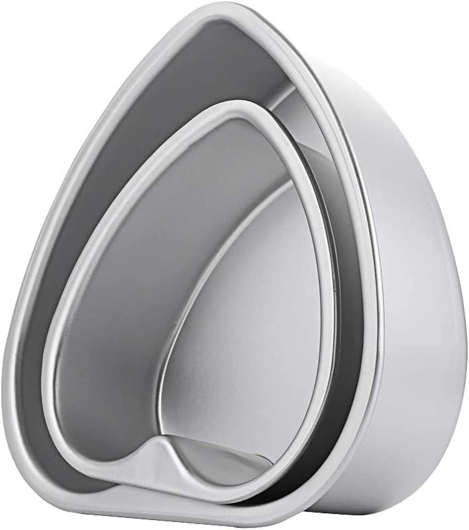 Beyonday 2pcs Heart Shaped Cake Pan