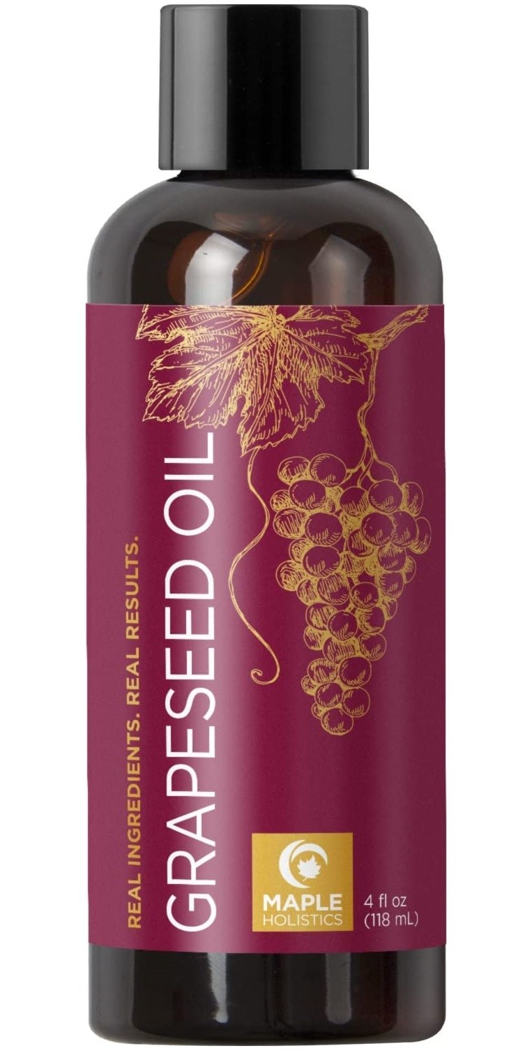 Maple Holistics Pure Grapeseed Oil for Hair, Face &amp; Acne