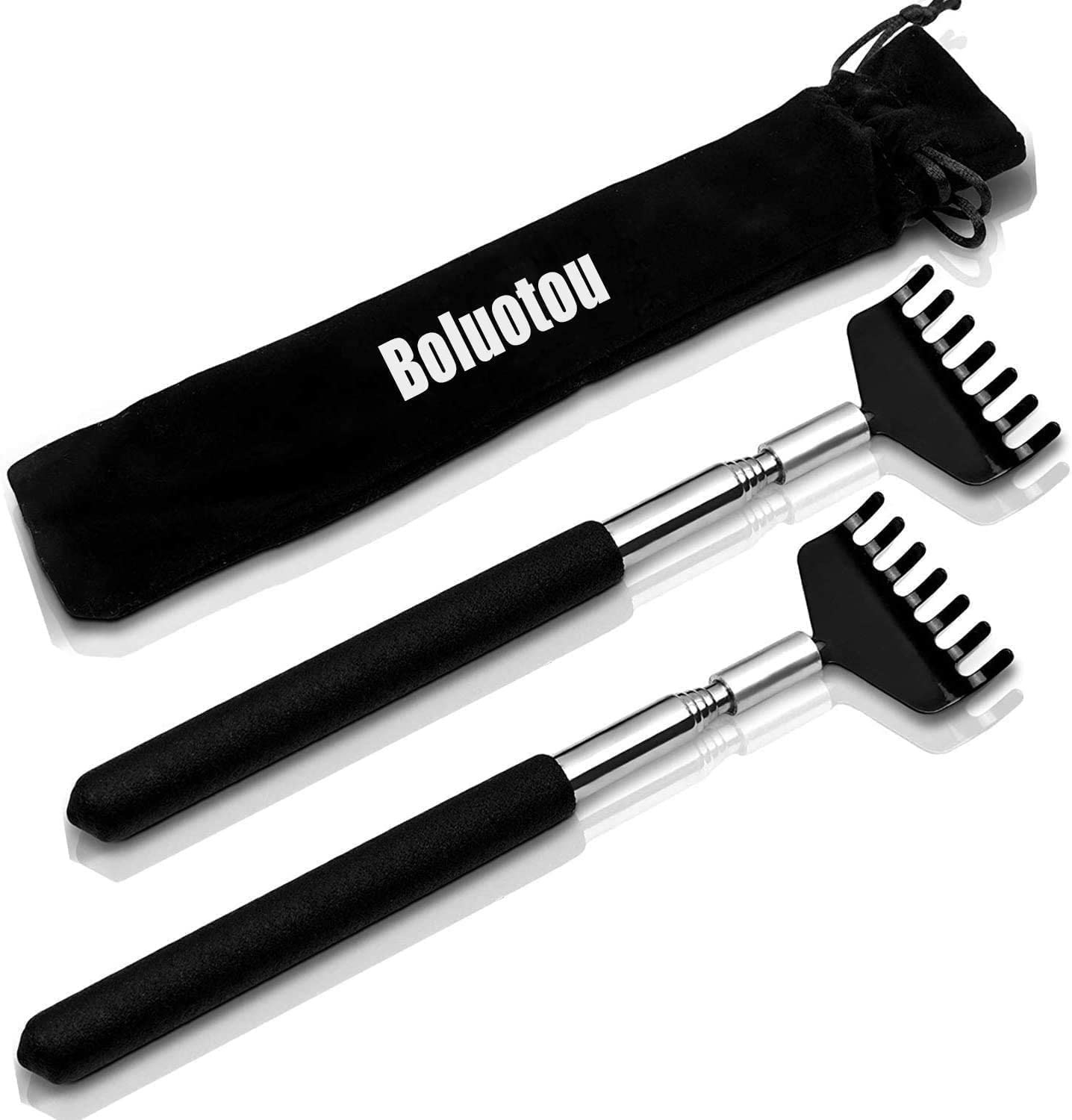 Kuvvfe 2 Pack Portable Extendable Back Scratcher