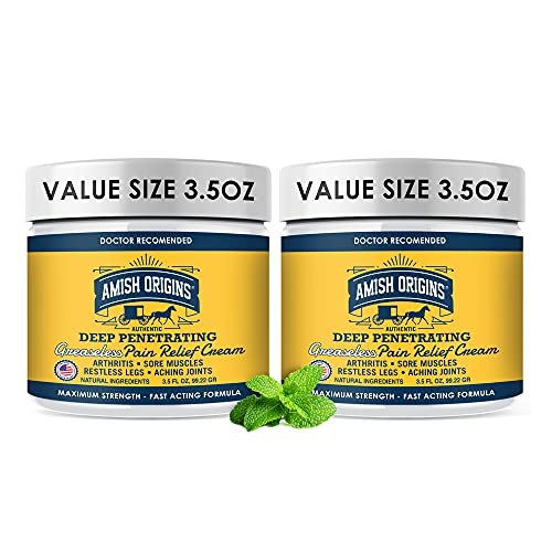 Amish Origins Deep Penetrating Pain Relief Cream