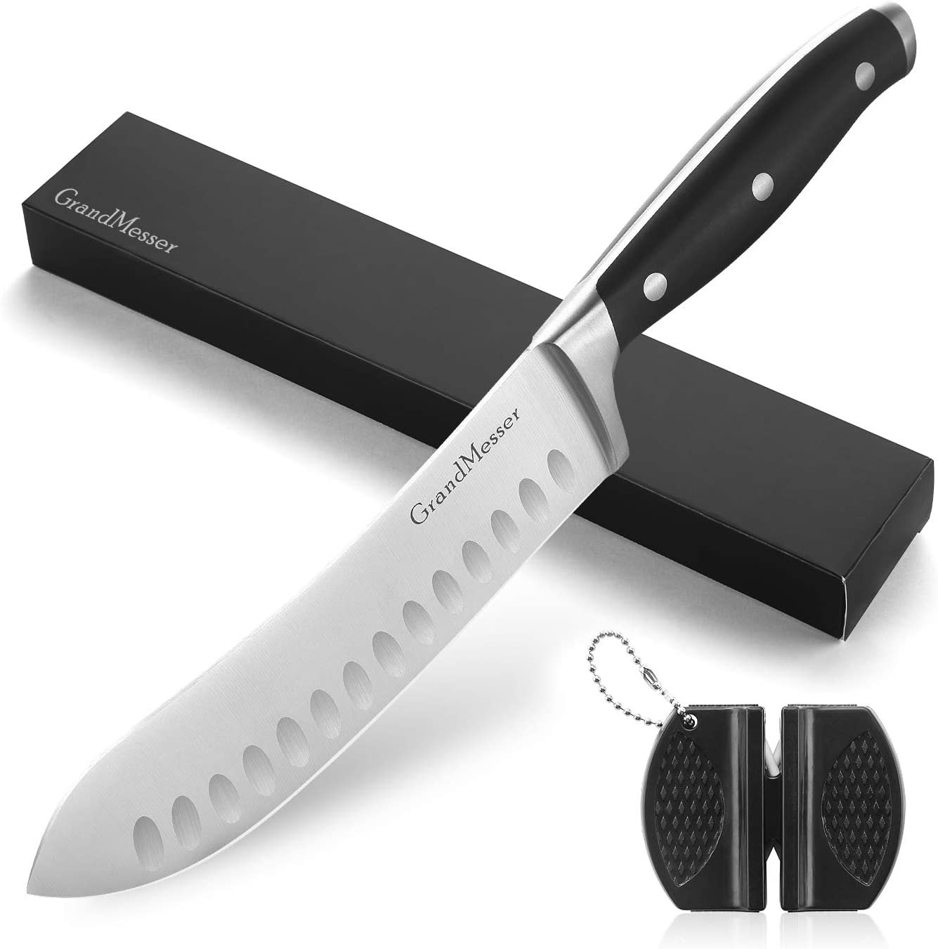 GrandMesser 7-inch Scimitar Chef Breaking Knife