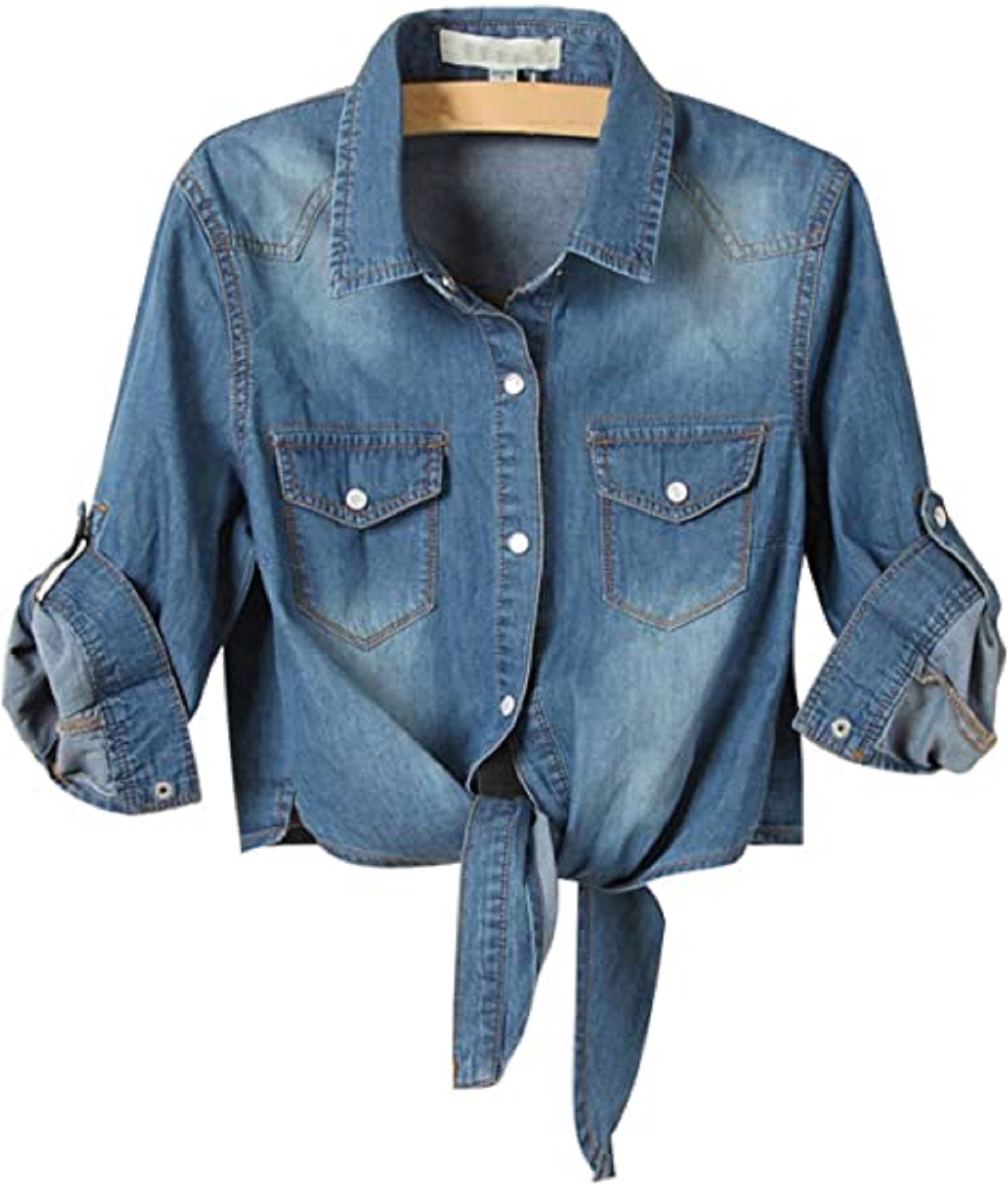 Best denim 2024 shirt womens