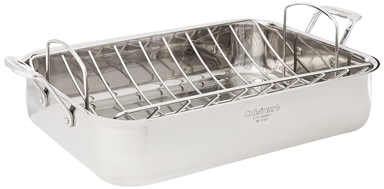 Cuisinart Chef&#039;s Classic Stainless 16-Inch Rectangular Roaster