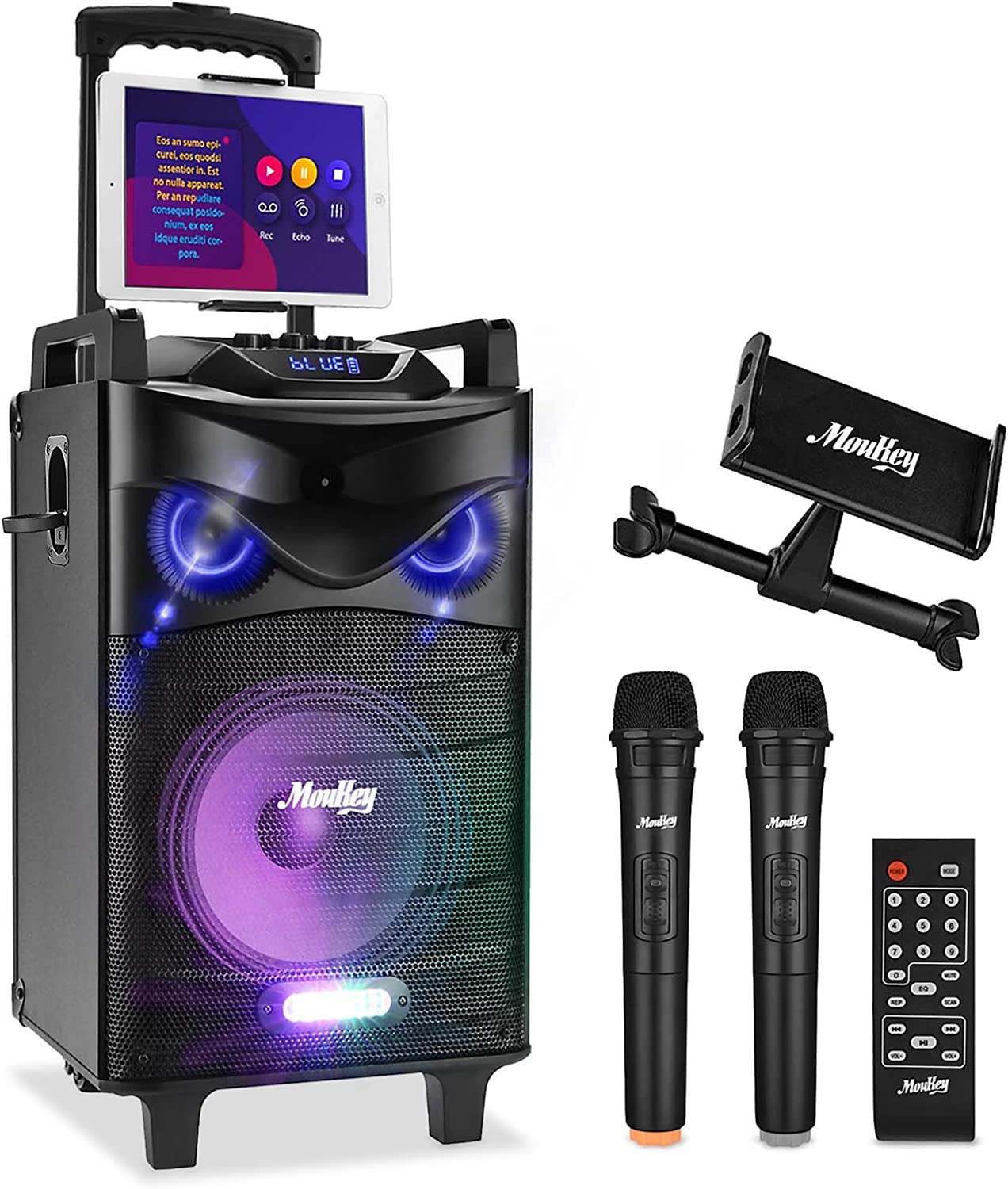 Moukey Karaoke Machine &amp; PA System Subwoofer