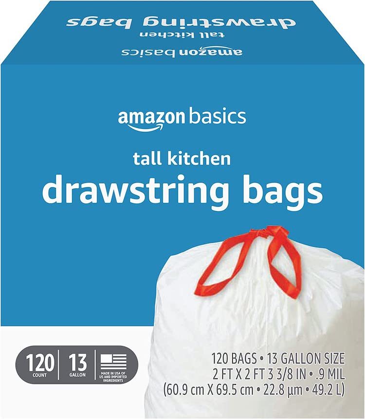 Hefty Basics Hefty Basics 8 Gallon Twist Tie Medium Garbage Bags 20 ct Box