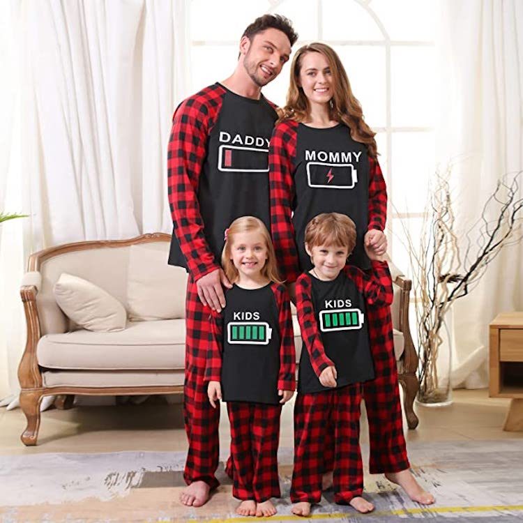 Personalized Matching Family Christmas Pajamas With Names
