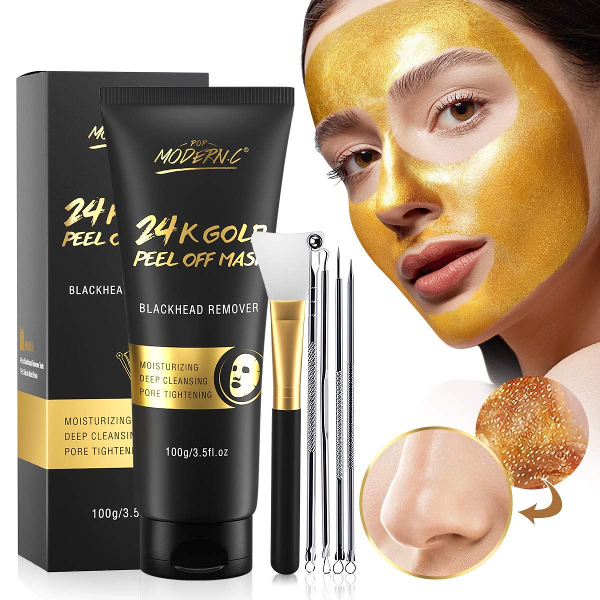 POP MODERN.C Blackhead Remover 24K Gold Mask