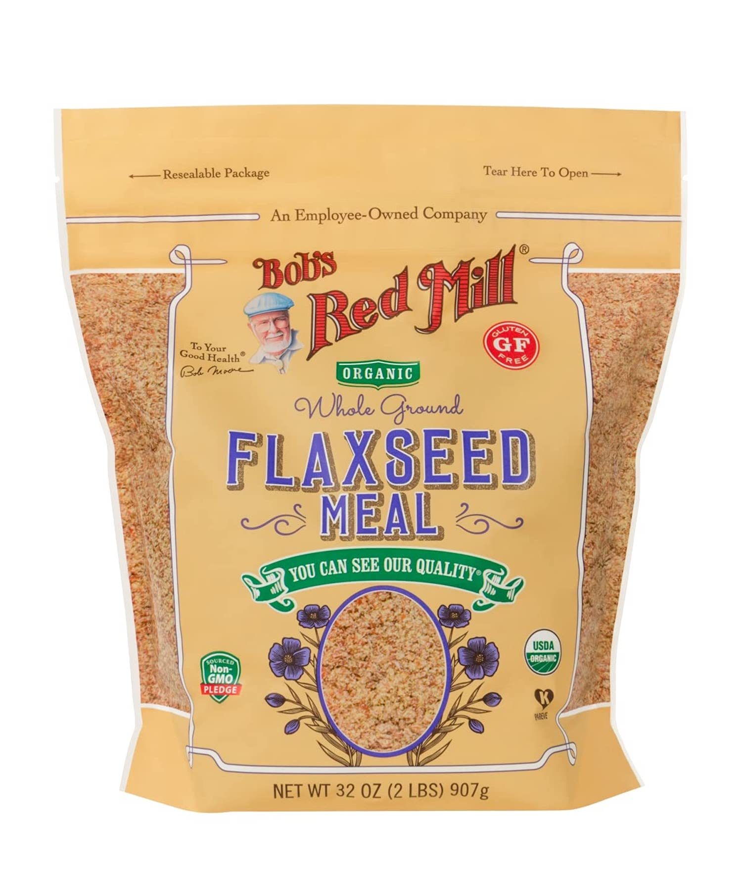 Bob&#039;s Red Mill Organic Whole Ground Flaxseed Meal