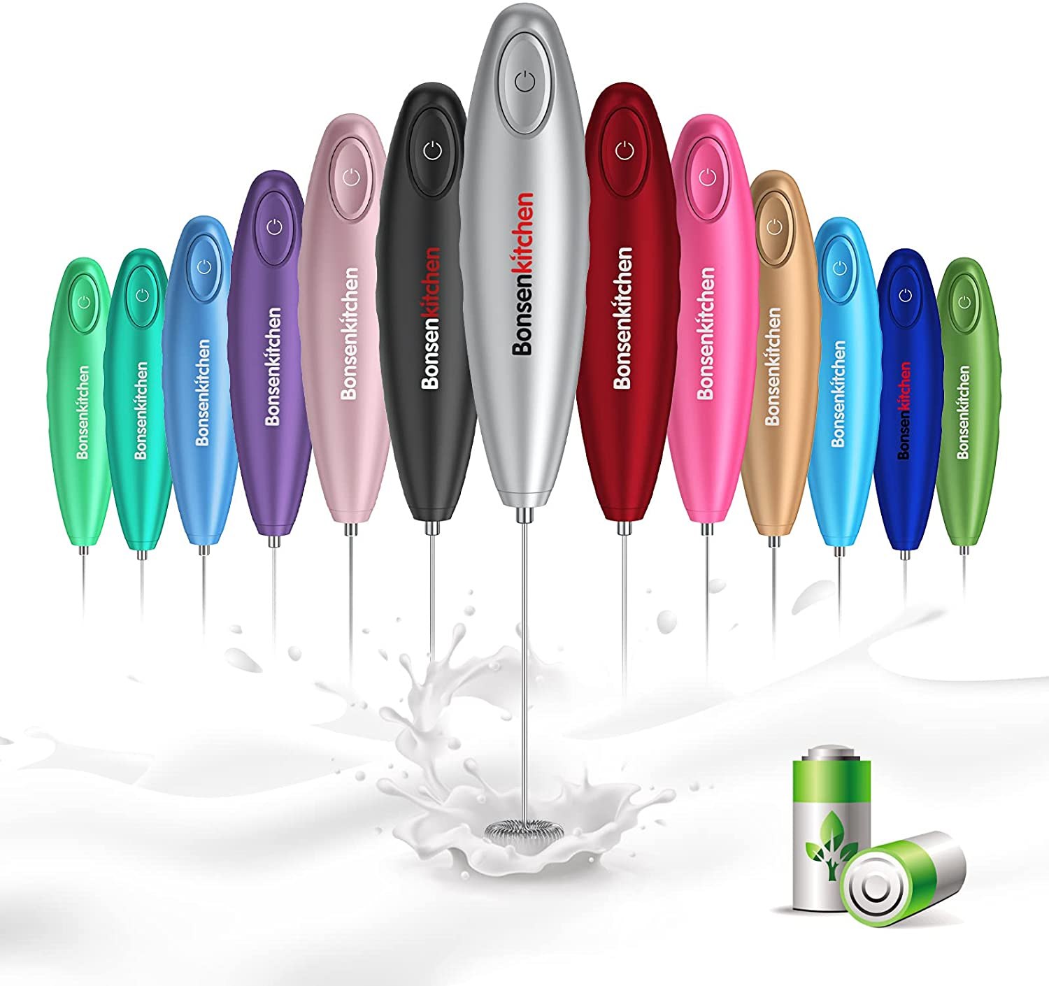 Bonsenkitchen Electric Milk Frother