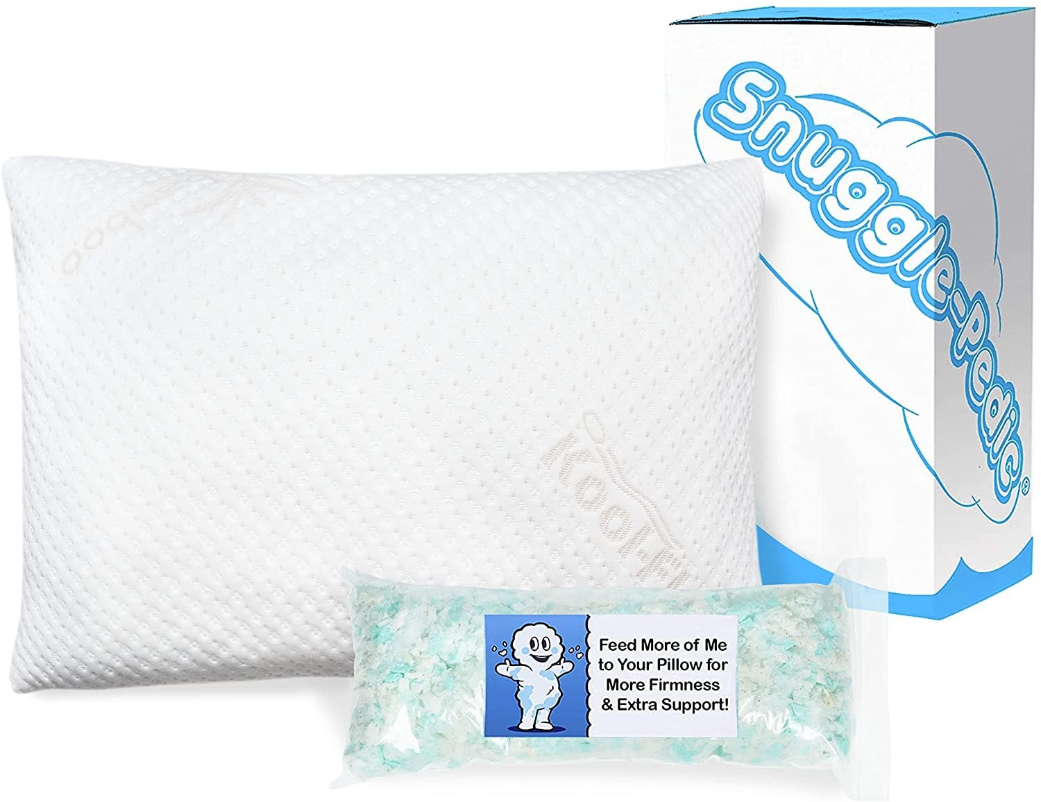 Snuggle-Pedic Ultra-Luxury Bamboo Memory Foam Pillow