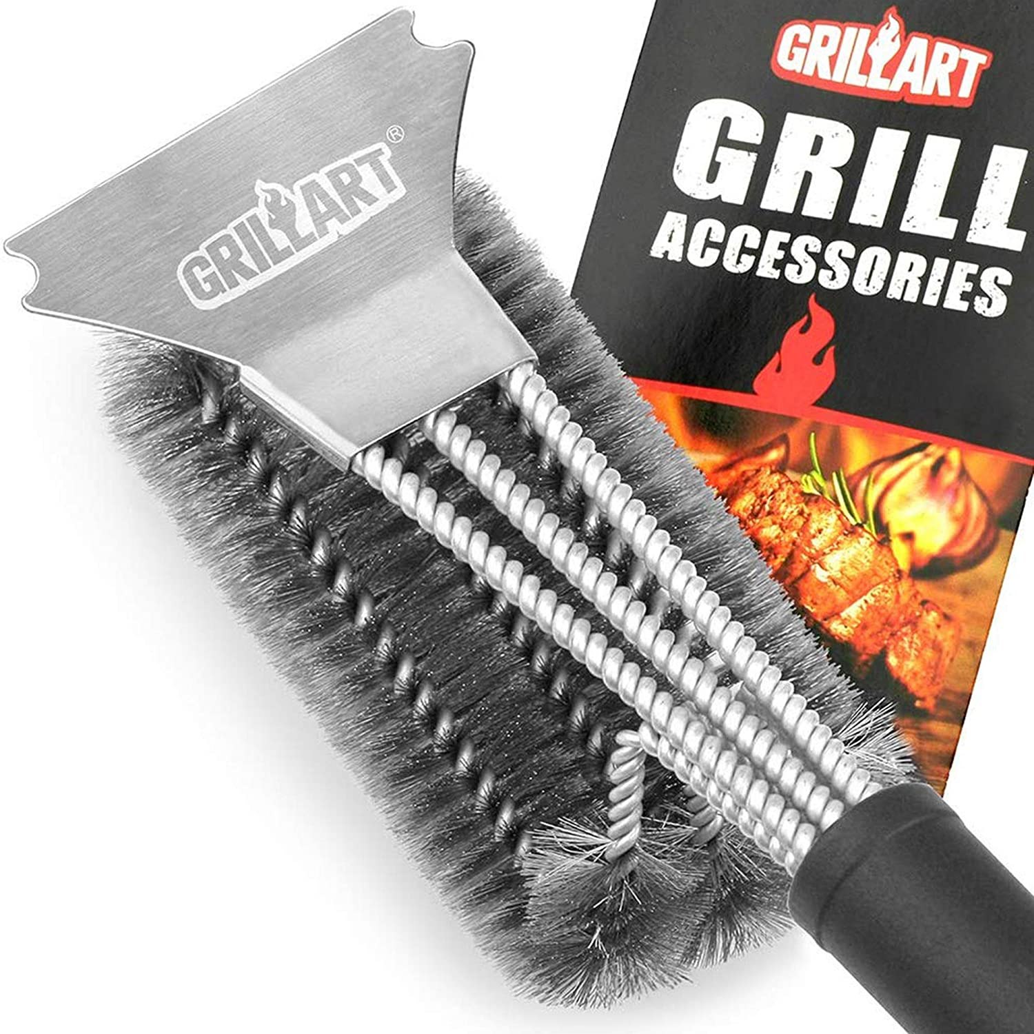 GRILLART Grill Brush and Scraper