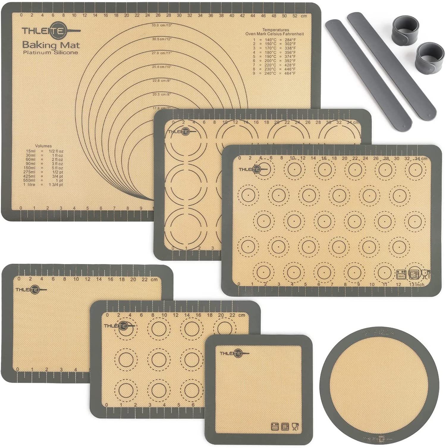 THLEITE Silicone Baking Mat Set
