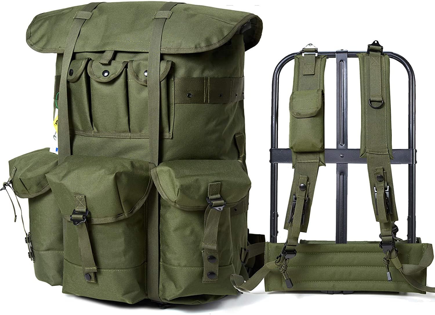 FashionOutdoor External Frame Survival Backpack