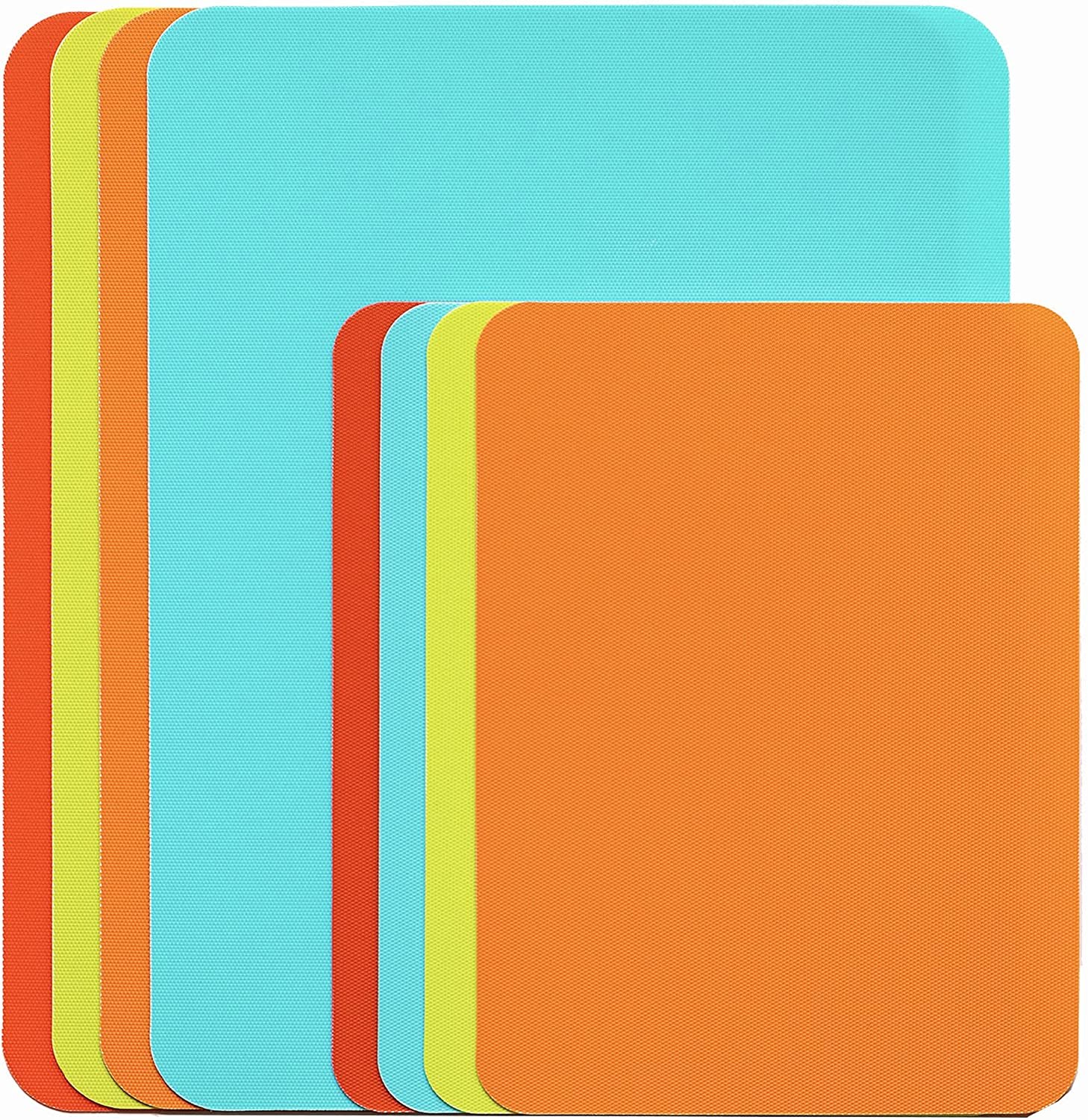 Saucony nicesh plastic cutting board set - thin, 11.8 x 7.8, set of 4