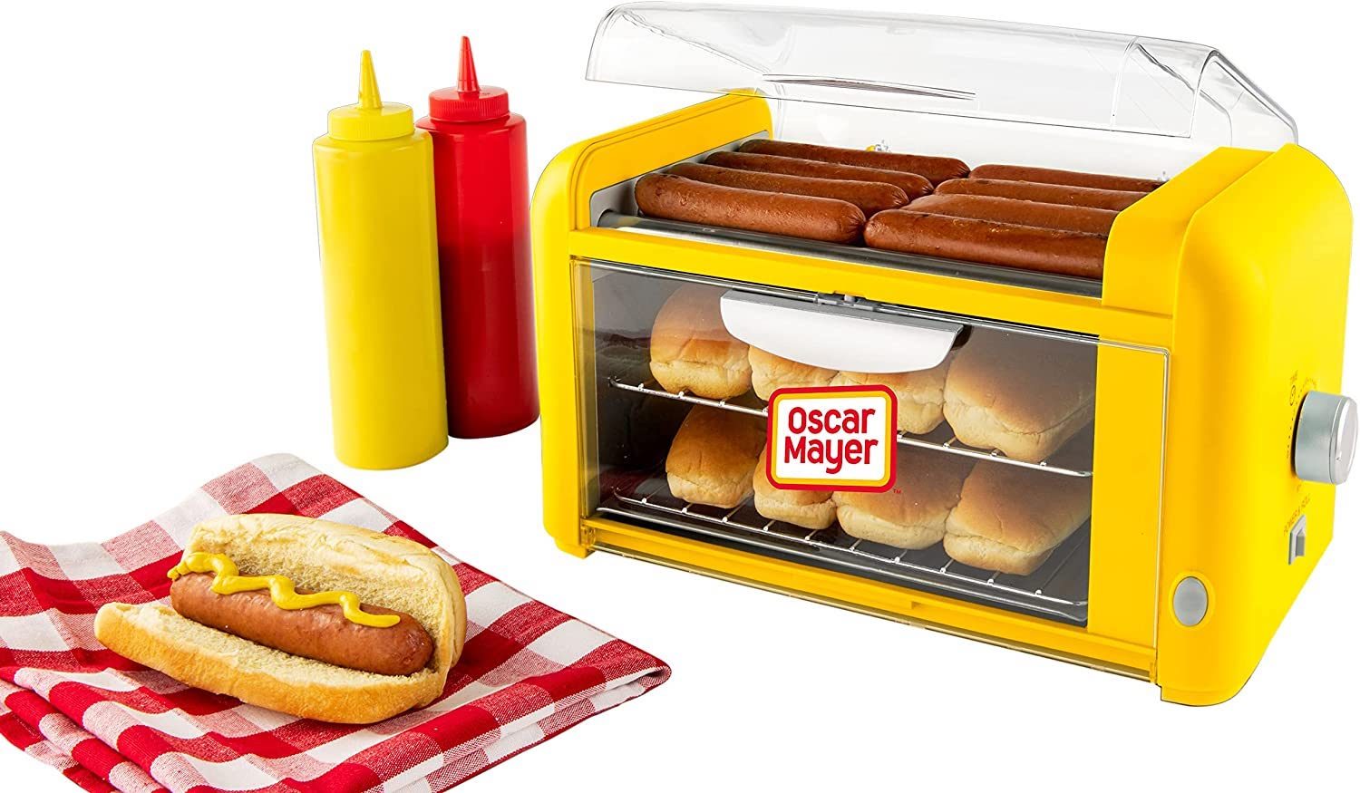Oscar Mayer Extra Large 8 Hot Dog Roller &amp; Toaster Oven