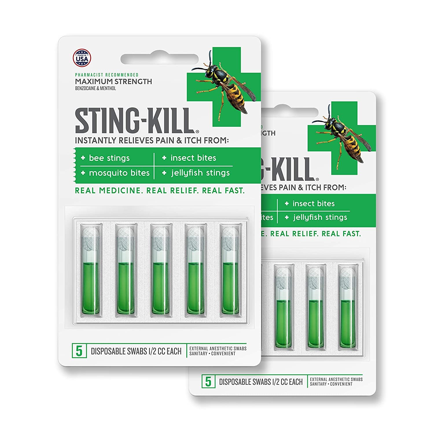 Sting Kill Swabs, 2 Pack