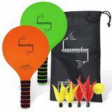 Beach Racket Set|Suitable for Park、 Beach and Outdoors|Premium Pine Rackets Set of 2 、 2 Free Rubber Balls & 1 Carrying Bag|Beach Paddle Game for All Ages Beach Racket Set|Suitable for Park、 Beach and Outdoors|Premium Pine Rackets Set of 2 、 2 Free Rubber Balls & 1 Carrying Bag|Beach Paddle Game for All Ages